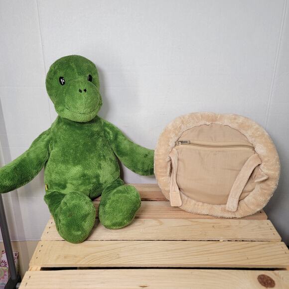 BAB Build A Bear Turtle Plush w/ Removeable Shell Pouch - Picture 3 of 8